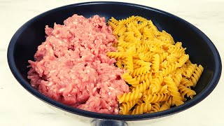 Creamy cheesy pork mince pasta recipe❗ [upl. by Richman]