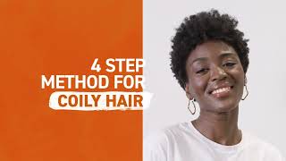 4 Step Method for Coily Hair Washing amp Styling [upl. by Julieta]