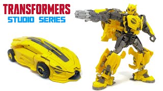 Transformers Studio Series B127 Cybertronian Bumblebee Review [upl. by Canning]