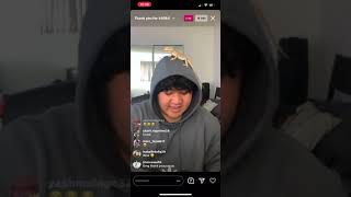 Francis karel feeds his dragon while singing on instagram live replays Omegle Tiktok [upl. by Bettzel]