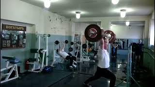 Max Matveev 105 240 kg jerk [upl. by Ehcram990]