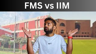 FMS vs IIM  which BSchool will you choose  sunnsagar [upl. by Asirral629]