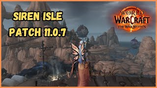 A Visual Tour of the New Zone Siren Isle  Patch 1107 The War Within WoW [upl. by Rafiq]