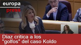 Díaz critica a los quotgolfosquot del caso Koldo [upl. by Fechter227]