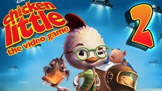 Disneys Chicken Little Walkthrough Part 2 PS2 XBOX PC Gamecube [upl. by Aridan]