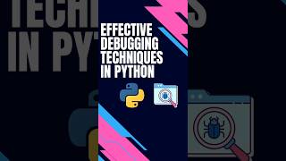 Effective Debugging Methods in Python  Debugging Tips in Python programming python coding [upl. by Revlis]