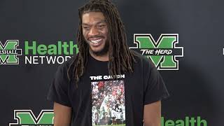 Marshall Football Player PostGame Interviews ULM [upl. by Ury]