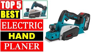 THE 5 BEST Electric Hand Planer 2024  New Rechargeable Cordless Handheld Electric Planer Review [upl. by Aholla]