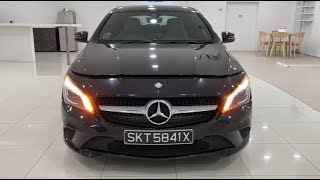 Mercedes Benz CLA180 R18 BI Revcam 2015 Purple  SKT5841X [upl. by Waldemar]