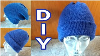 Doppelte Mütze stricken • DIY  Julebuergerfee [upl. by Onimixam]