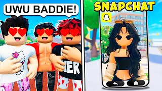 I CAUGHT ODERS As a THICC BADDIE On SNAPCHAT Brookhaven RP🏡 [upl. by Ayiak]