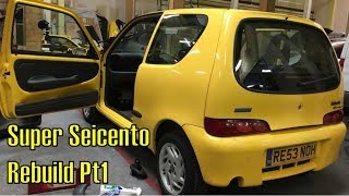 Fiat Seicento 12 8V  0100 kmh [upl. by Griselda]