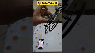 Dji Tello Takeoff😛 drone dji fpv djimini3pro camera youtubeshorts [upl. by Areikahs896]