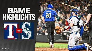 Rangers vs Mariners Game Highlights 91424  MLB Highlights [upl. by Lotsyrk]