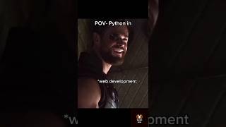 Python is the king of programming 🤧 coding programming javascript vscode html memes python [upl. by Hoj]