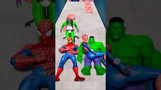 Kiss Run Spiderman vs Hulk fo Barry Prison gta spiderman [upl. by Ihcehcu214]