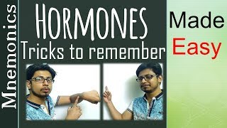 How to remember hormone and their functions with easy trick [upl. by Stinson]