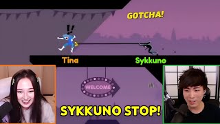 Sykkuno Went All In Against Tina in Speedrunners [upl. by Nylarak13]