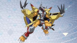 MetalGreymon Mega Digivolve To WarGreymon Tri [upl. by Rockwell]