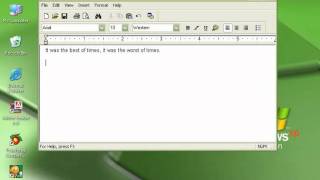 Windows XP Tutorial Starting WordPad Microsoft Training Lesson 41 [upl. by Amethist]