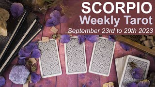 SCORPIO WEEKLY TAROT READING quotDOORS ARE OPENING FOR YOUquot September 23rd to 29th 2024 weeklytarot [upl. by Ecinhoj]