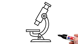 How to Draw a Microscope [upl. by Adnuahsor]