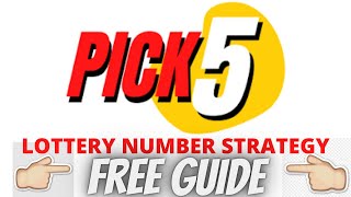 Pick 5 Lottery Numbers Strategy Free Guide [upl. by Eniamzaj]