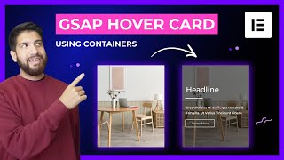 GSAP Hover Card Effect In Elementor Pro  Image Box To Text On Hover [upl. by Ynohtnakram]