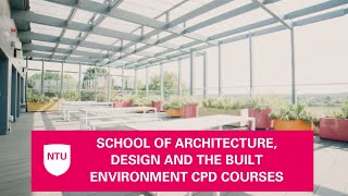 School of Architecture Design and the Built Environment  CPD Courses [upl. by Esinyt]