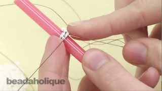 How to Do Tubular Herringbone Bead Weaving [upl. by Eesak]