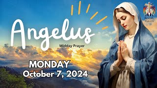 🙏 The Angelus Prayer for Today  Monday October 7 2024  Midday Prayer 🌼 [upl. by Halle]