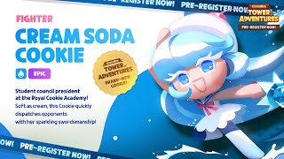 Meet Cream Soda Cookie  CookieRun Tower of Adventures  Characters Reveal [upl. by Hpotsirhc]