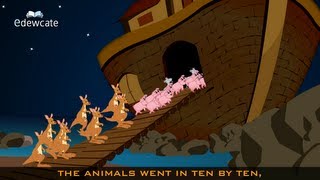 Edewcate english rhymes  The animals went in two by two nursery rhyme [upl. by Ahsiym]