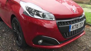 Peugeot 208 Full Video Review 2015 [upl. by Yajiv]