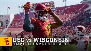 2024 USC Football vs Wisconsin Full Game Highlights [upl. by Killarney]