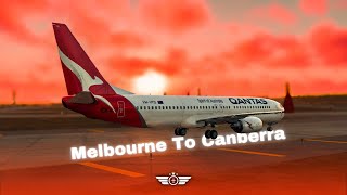 Zibo 737  Melbourne to Canberra  XPlane 12 Shared Cockpit  VATSIM  Funny Moments [upl. by Ydnec445]