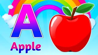 A for apple  abcd  Phonics songs  A for apple b for ball c for cat  abcd song  abcde [upl. by Aicirtel261]