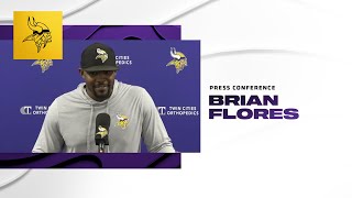 Brian Flores on Respect For Kirk Cousins Defensive Success Against Green Bay Atlanta Prep and More [upl. by Hittel]