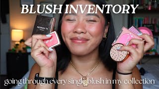 MY ENTIRE BLUSH COLLECTION [upl. by Ingvar]