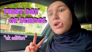 FIRST DAY OF SCHOOL grwmvlog uk edition help [upl. by Assirolc]