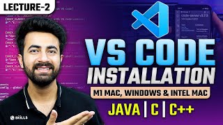 Visual Studio Code Installation on M1 Mac Windows amp Intel Mac  VS Code for Java C amp C [upl. by Roberto251]