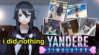 We eliminated all rivals and went to court then this happened Yandere Simulator [upl. by Anatola482]