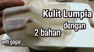 Cara baru membuat kulit LumpiaKulit risoles hanya dengan 2 bahan [upl. by Ashil875]