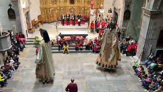 Ball dels gegants faraons de Lleida Convit dels Faraons a Cassà de la Selva 10112024 [upl. by Enyak529]