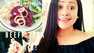 Beef Steak  Beefsteaks  Panlasang Pinoy Beefsteaks [upl. by Nosrettap6]