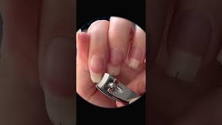 Easy natural nail shaping from square nails to almond nails  Nail shaping and filing tutorial [upl. by Forward128]