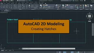 Creating Hatches  AutoCAD 2023 [upl. by Hawger154]