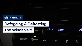 Defogging and Defrosting the Windshield  Hyundai [upl. by Ponce551]