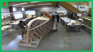 Amazingly Efficient amp Modern Boat Building Methods Fiberglass ColdMolded Welded Aluminum Boats [upl. by Assile]