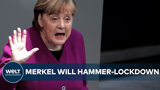 HAMMERCORONALOCKDOWN Schulen zu Ausgangssperren  Kanzlerin Merkel will knallhart durchgreifen [upl. by Jean-Claude667]